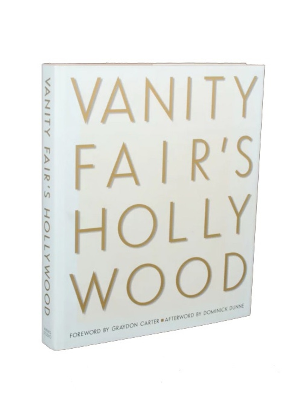 Vanity Fair White Cover with Gold Lettering Decorative Coffee Table Book